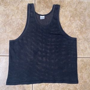 Mesh tank top